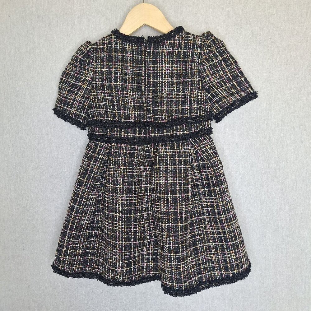 Nwt Mia Belle Girls Tweed Lined Dress Size 6 Preppy Formal Old Money Girly Cute — image 8 of 8